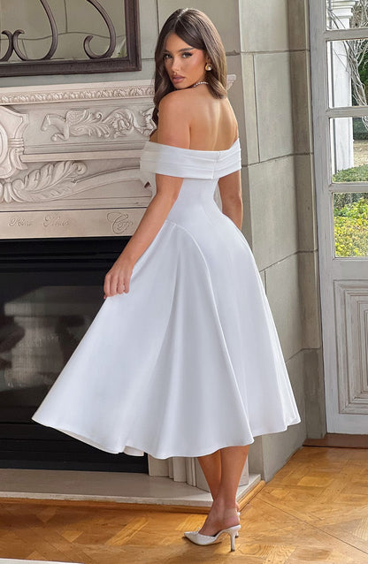 Miranda Midi Dress Ivory