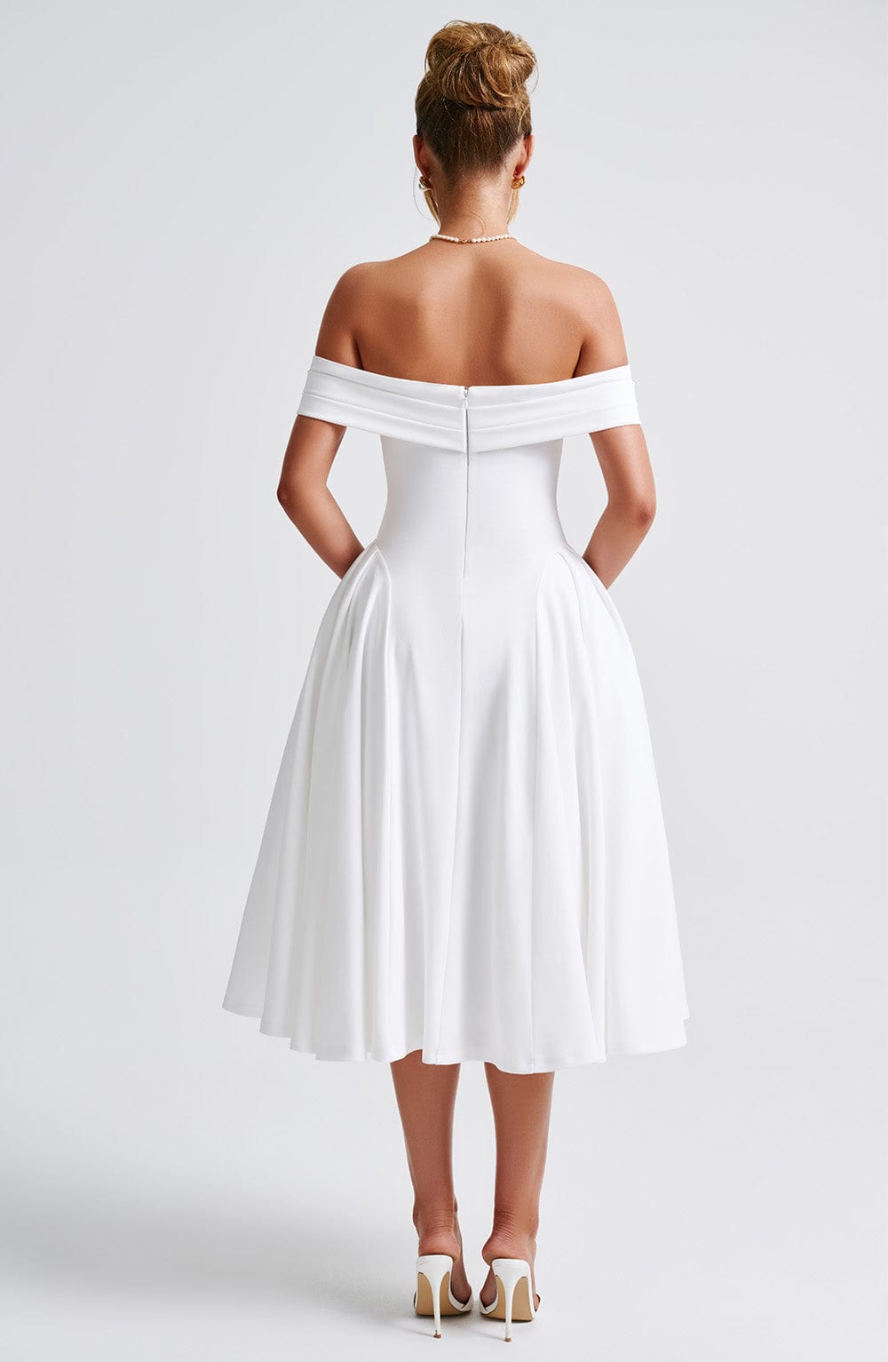 Miranda Midi Dress Ivory