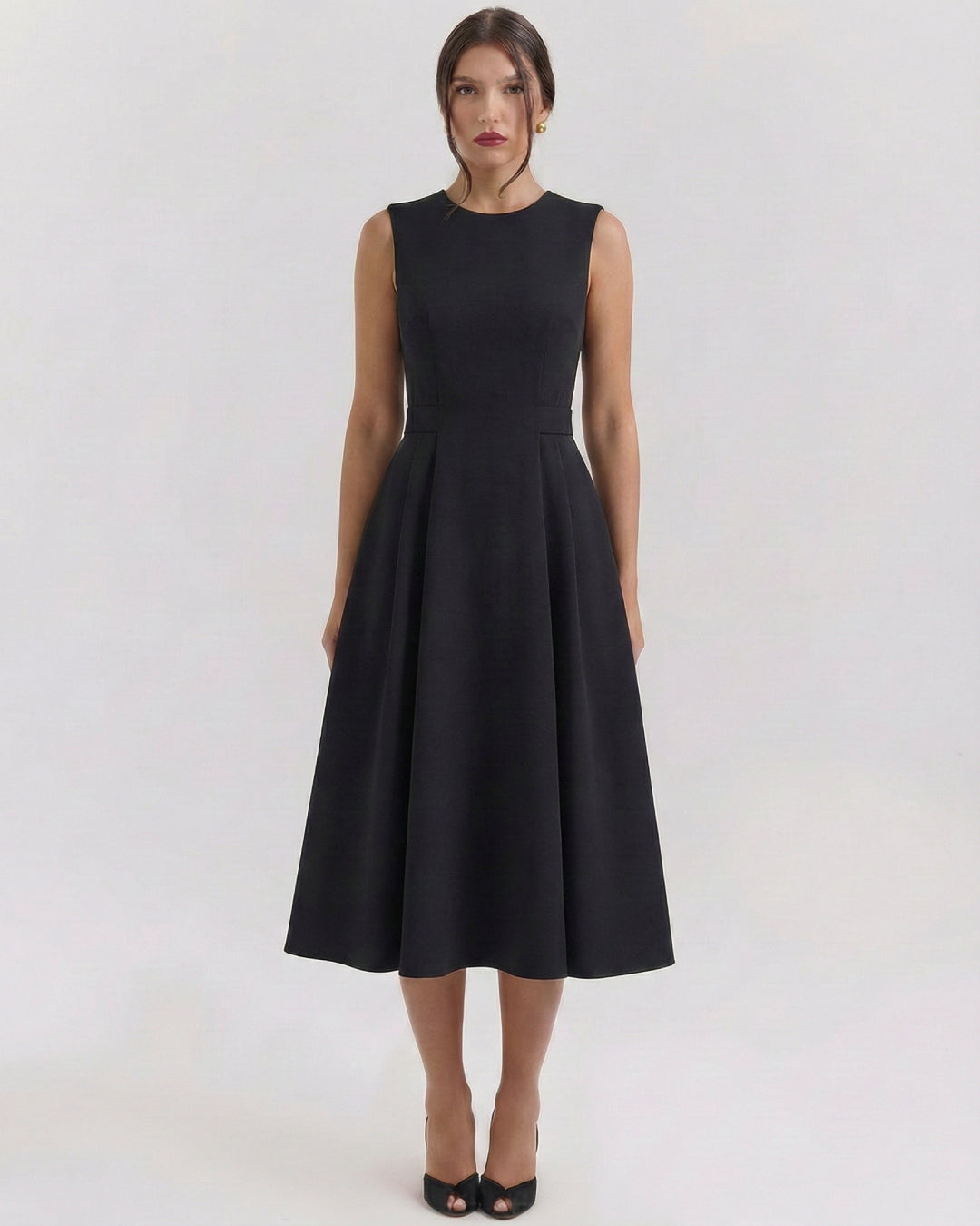 Monroe Midi Dress Black