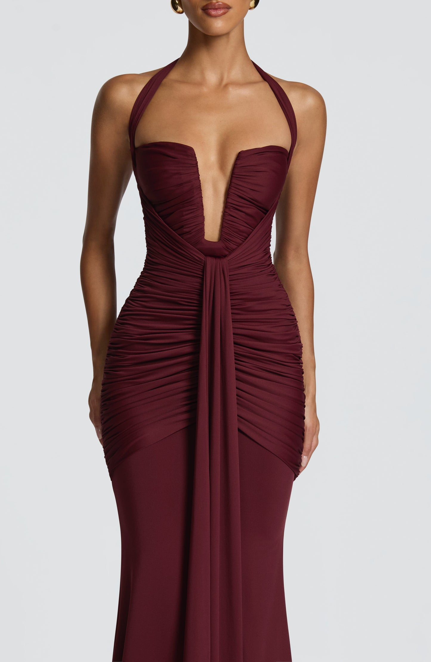 Morrigan Maxi Dress Cherry Lacquer