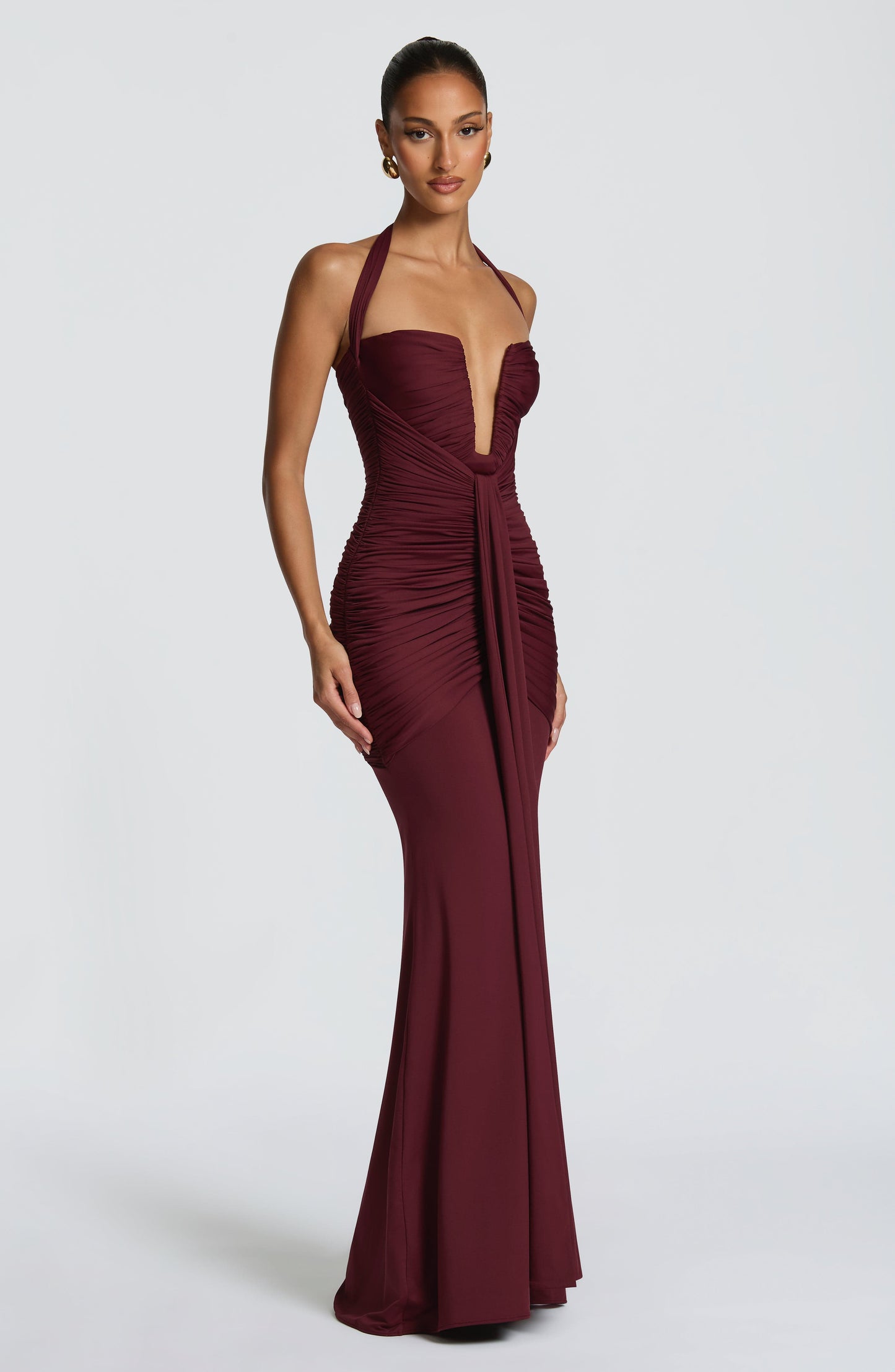 Morrigan Maxi Dress Cherry Lacquer