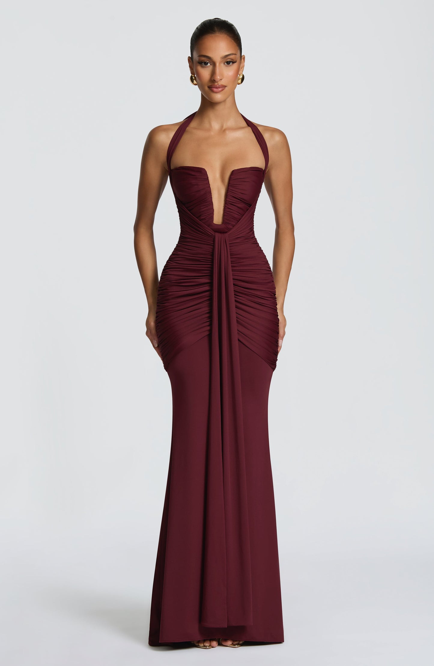 Morrigan Maxi Dress Cherry Lacquer
