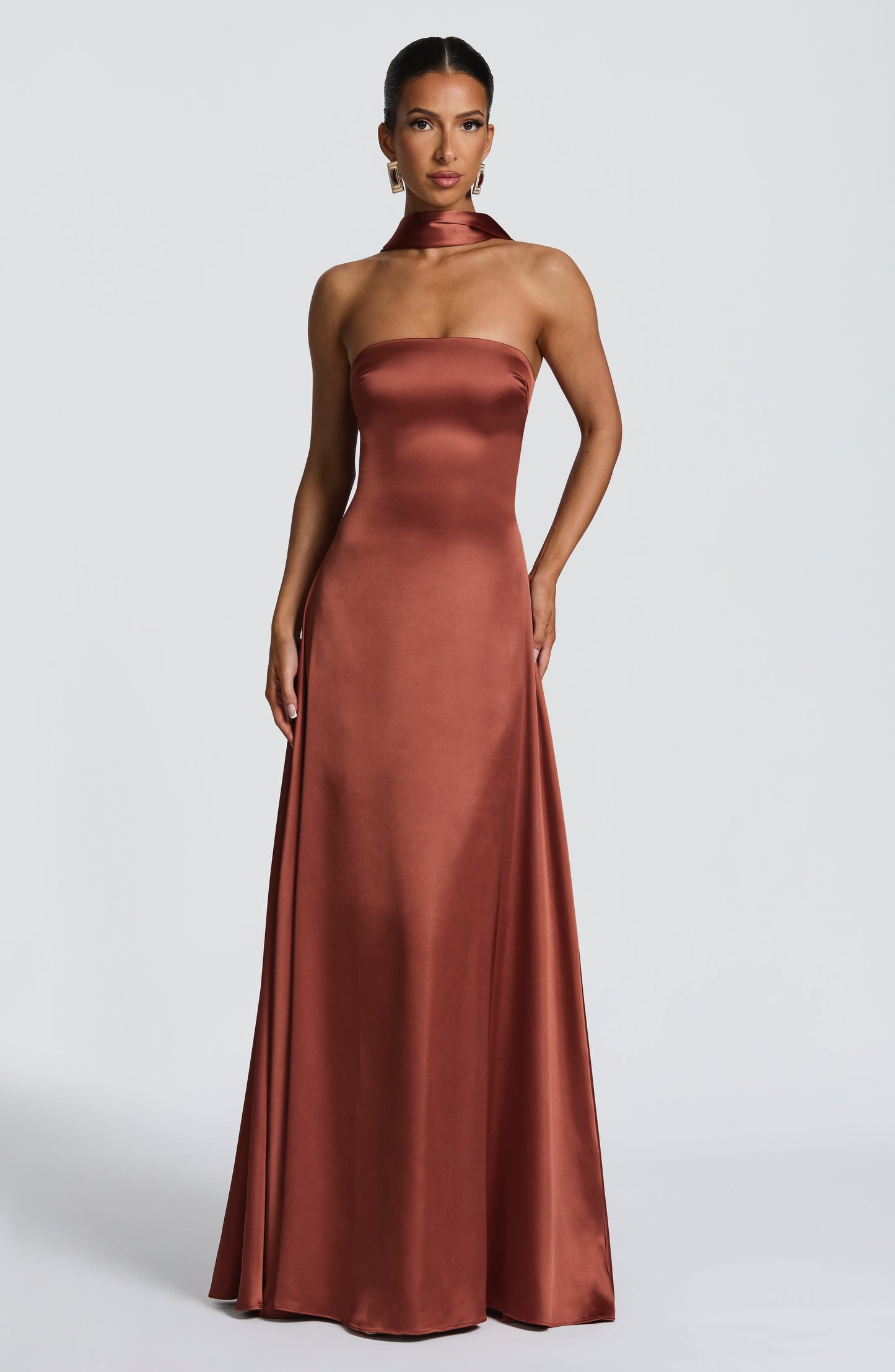 Morven Maxi Dress Rust