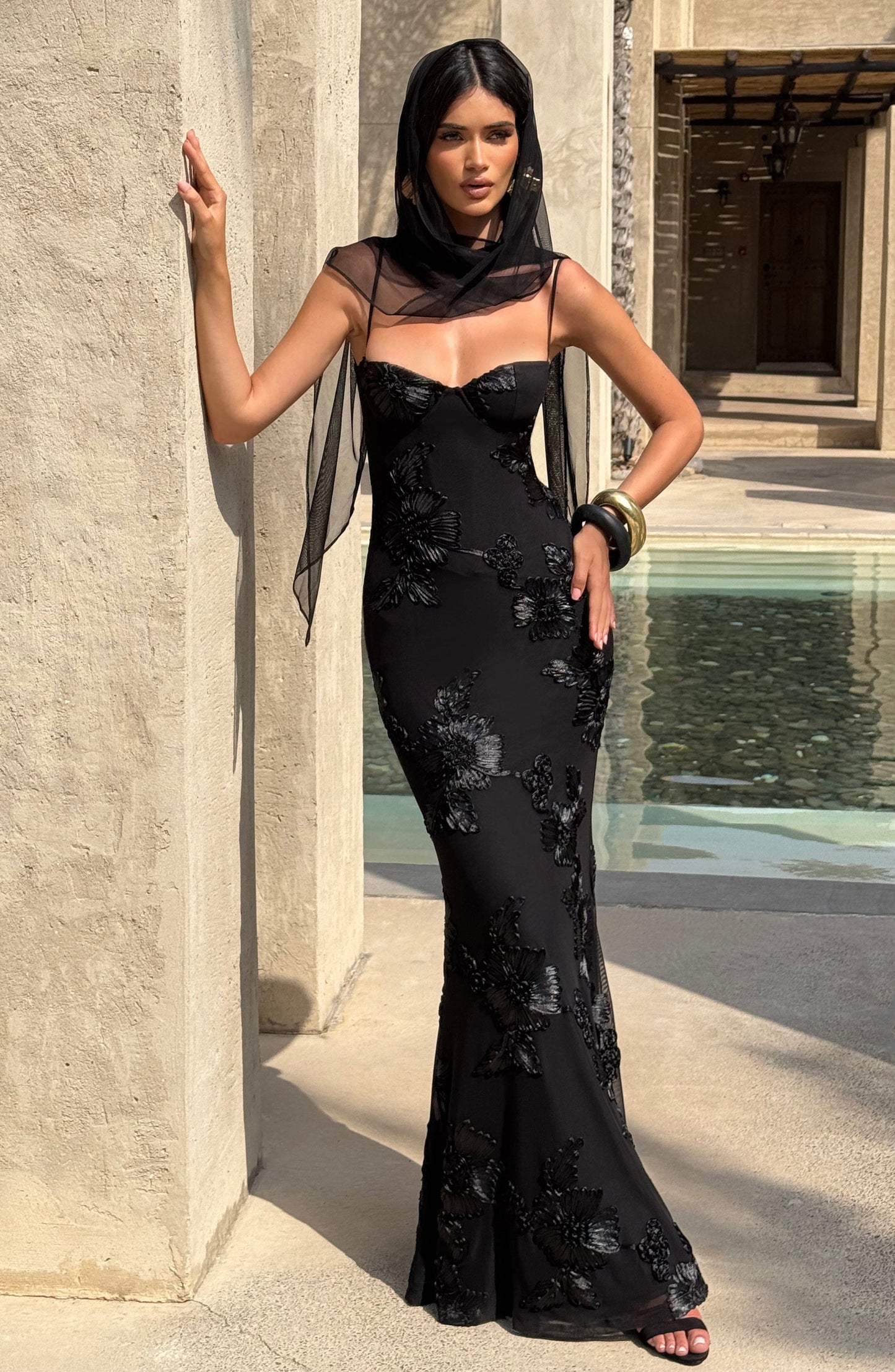 Nefertiti Maxi Dress Black