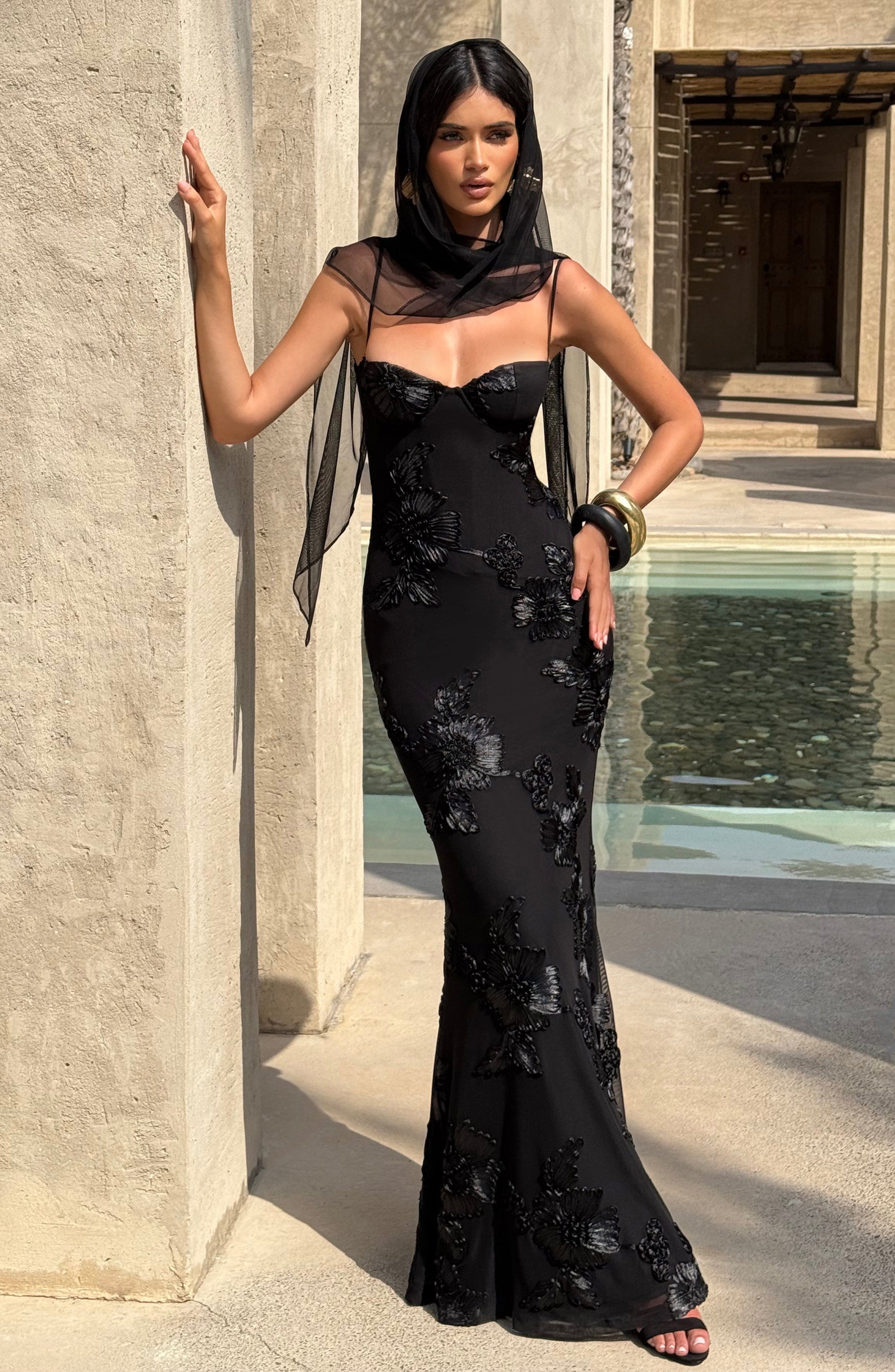 Nefertiti Maxi Dress Black