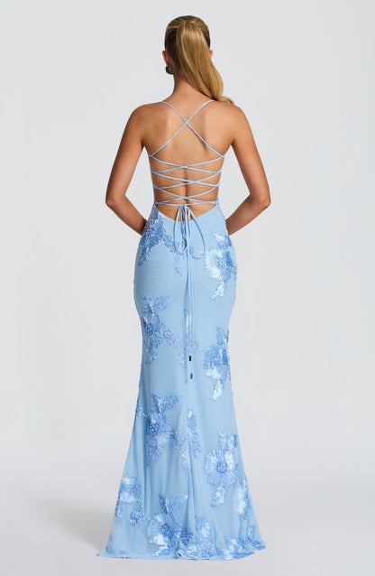 Nefertiti Maxi Dress Glacier Blue