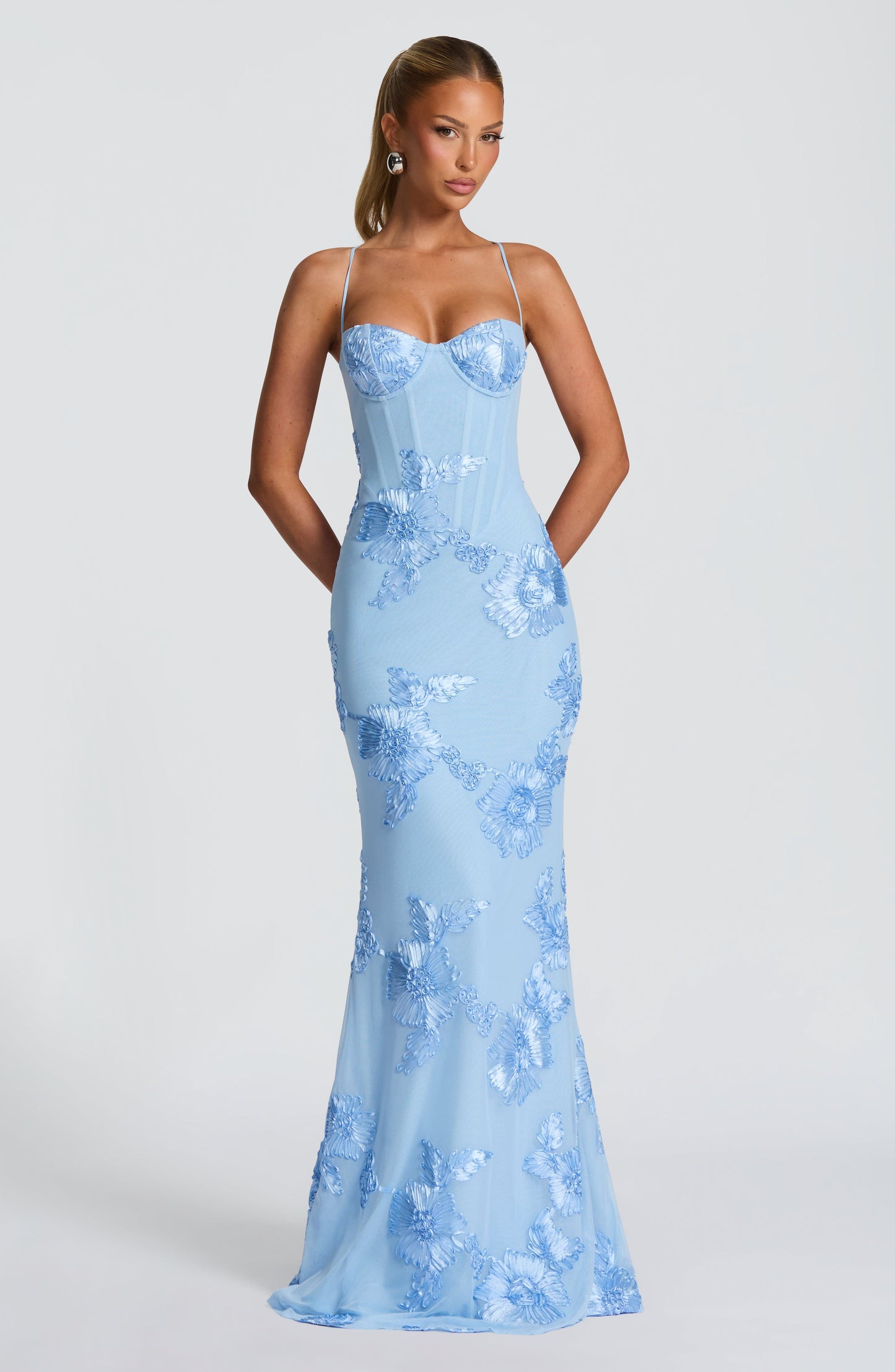 Nefertiti Maxi Dress Glacier Blue