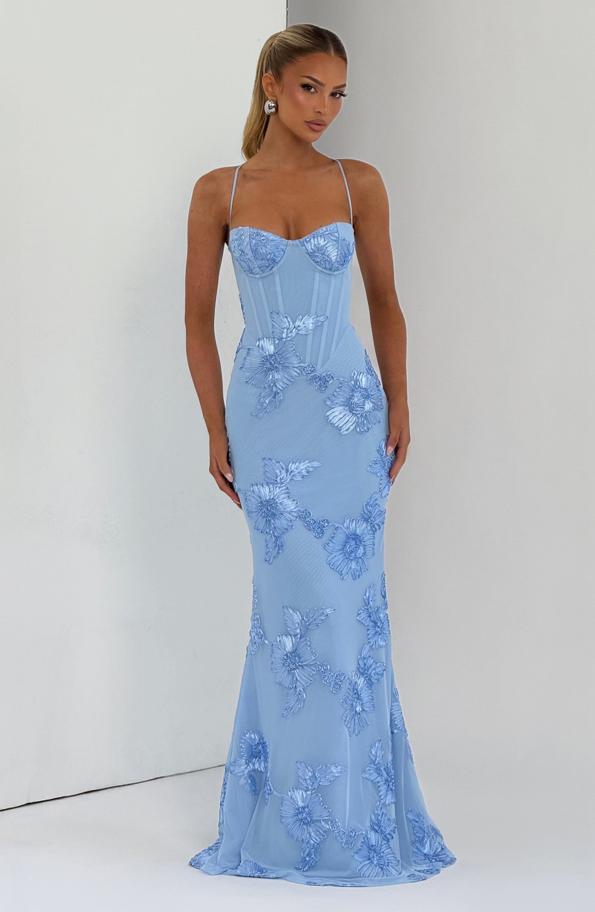 Nefertiti Maxi Dress Glacier Blue