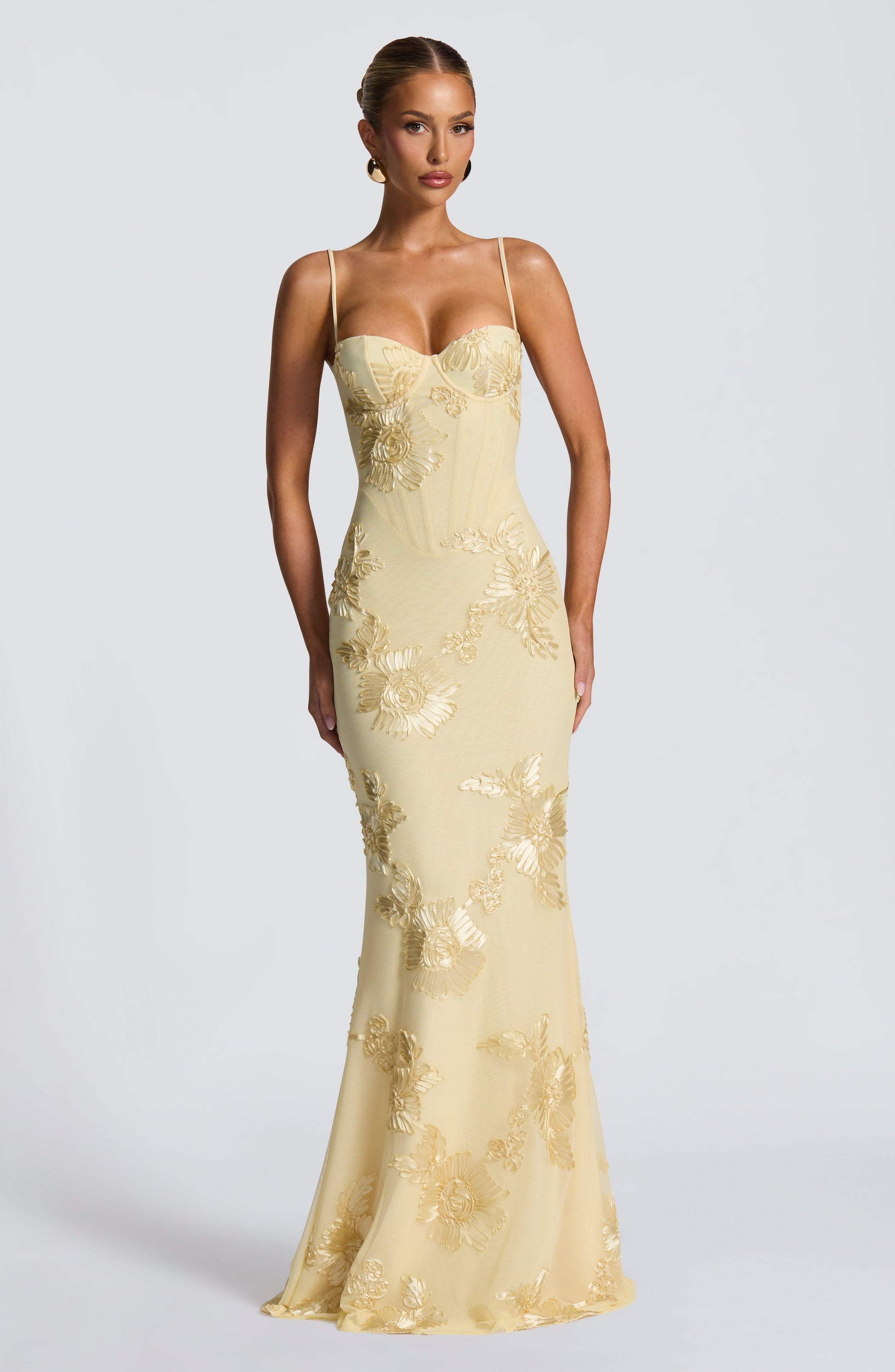 Nefertiti Maxi Dress Lemon