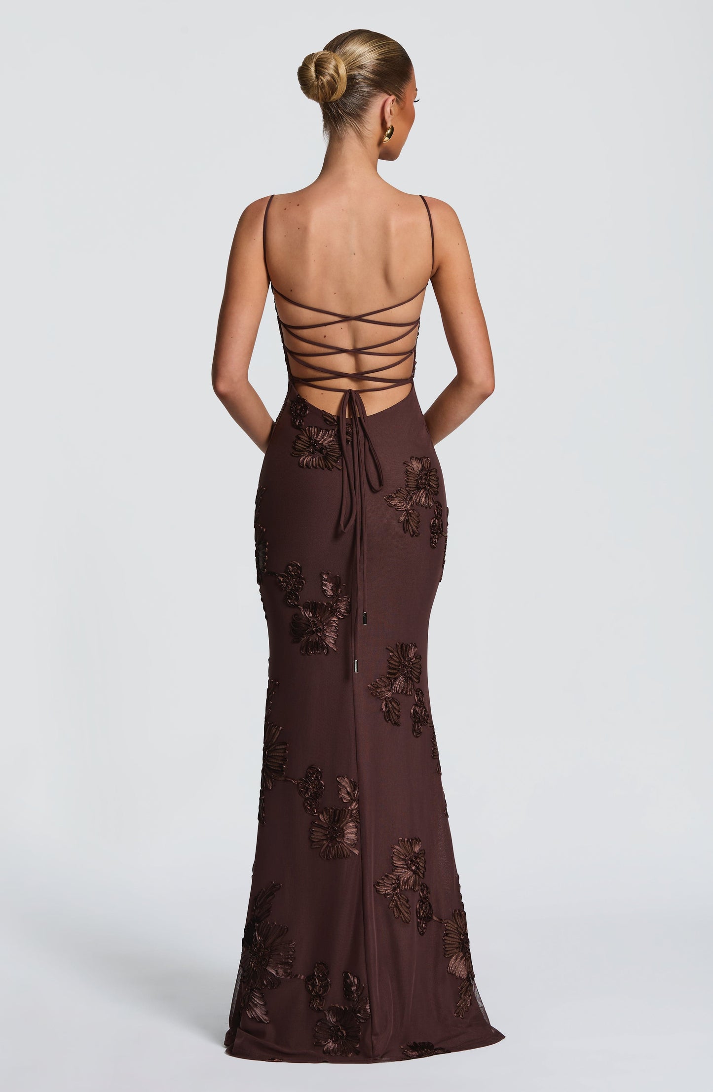 Nefertiti Maxi Dress Plum Brown