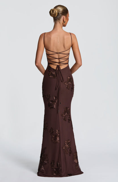 Velour Maxi Dress