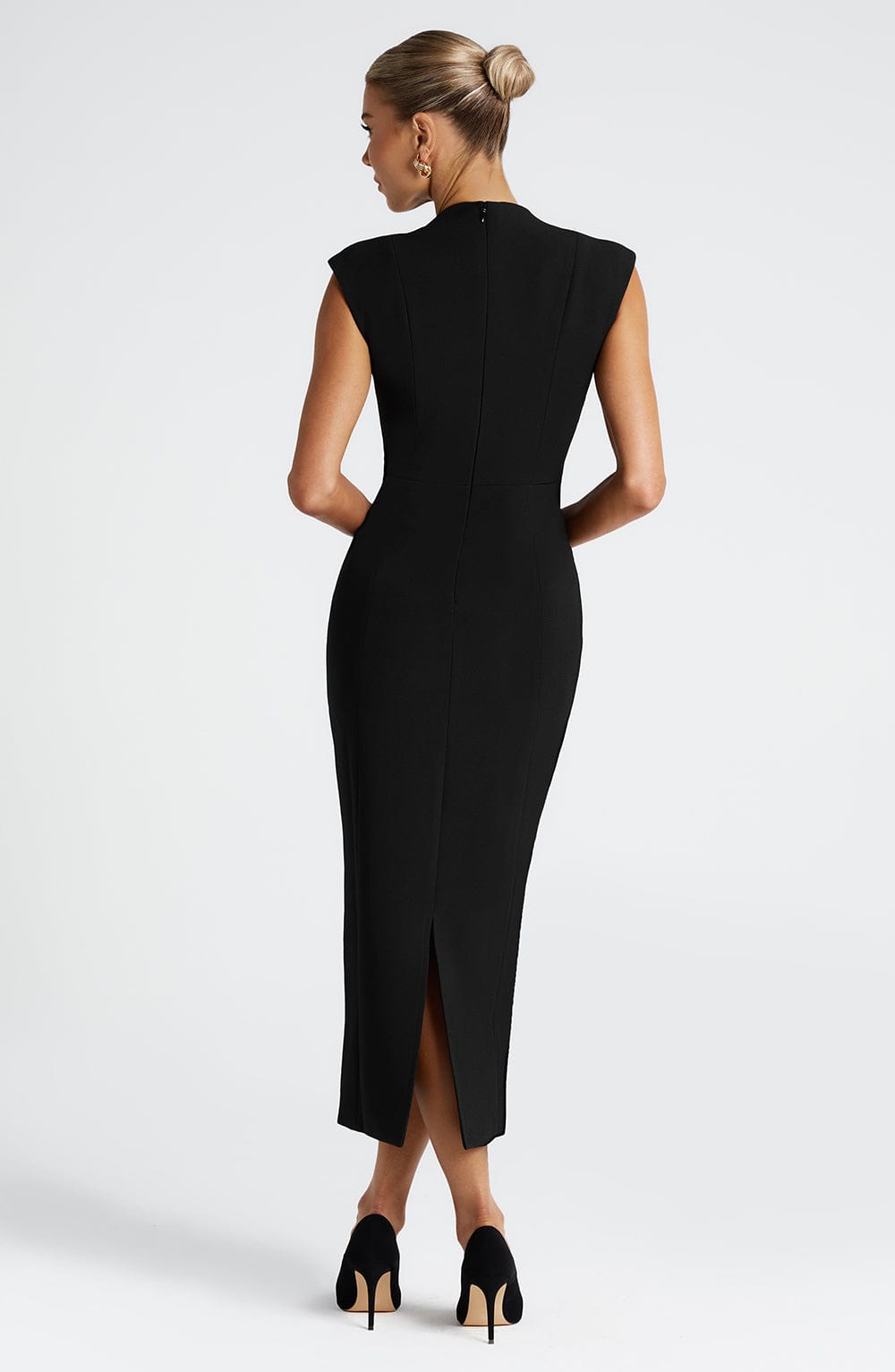 Nellie Midi Dress Black