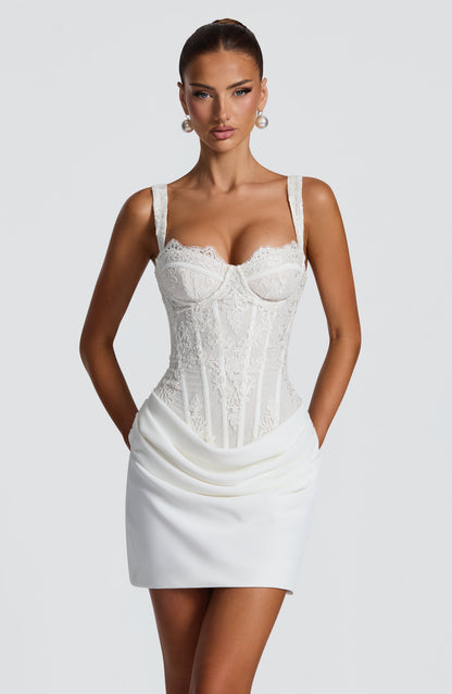 Nerina Mini Dress Ivory
