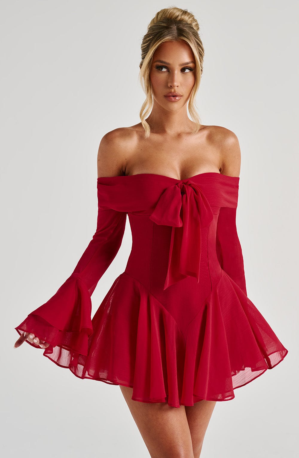 Nerissa Playsuit Red