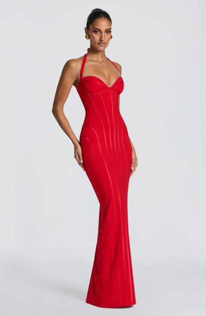 Nigella Maxi Dress Red
