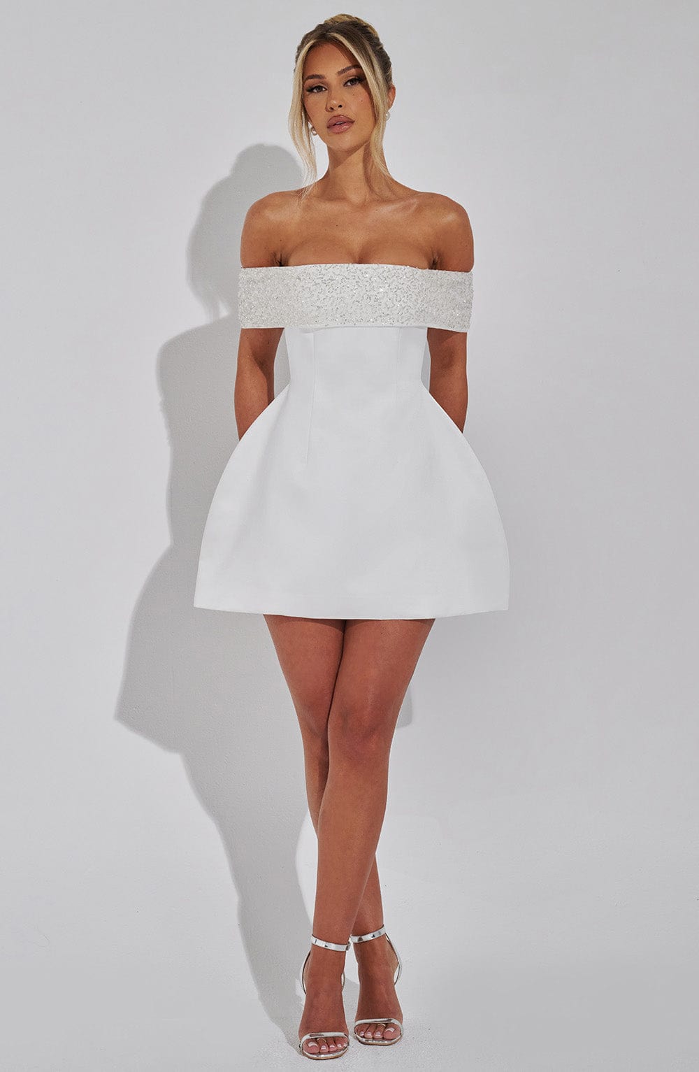 Noelle Mini Dress Ivory
