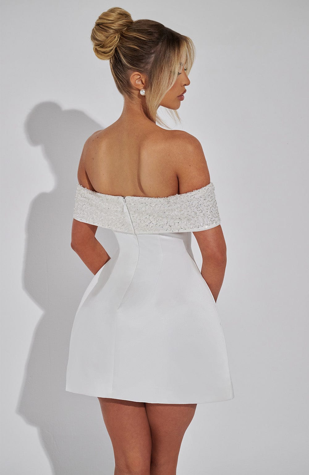 Noelle Mini Dress Ivory