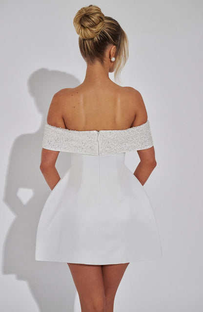 Noelle Mini Dress Ivory