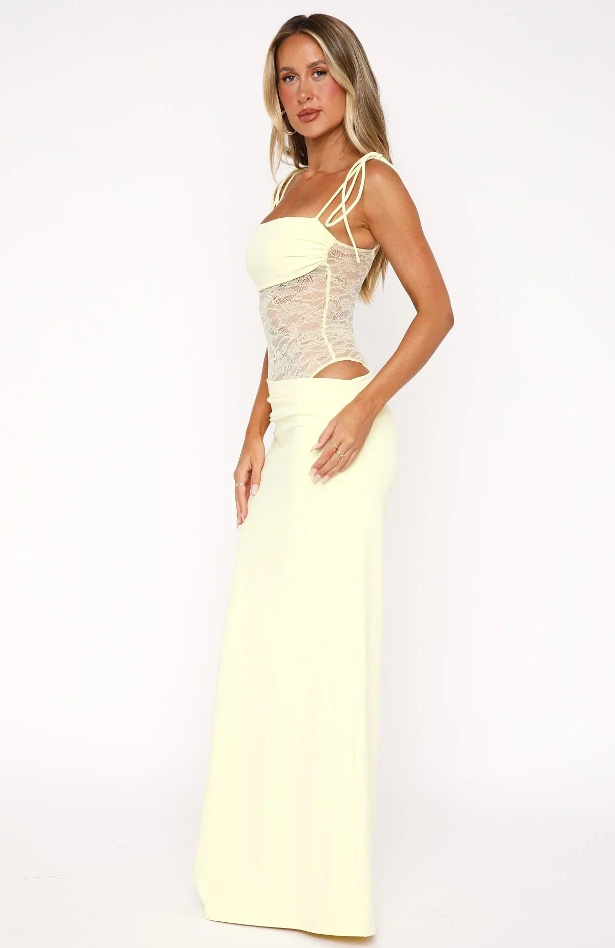 Sienna Lace Maxi Dress
