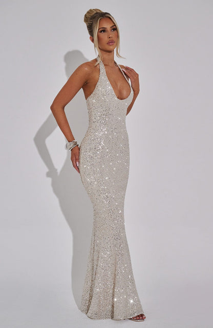 Odette Maxi Dress Champagne