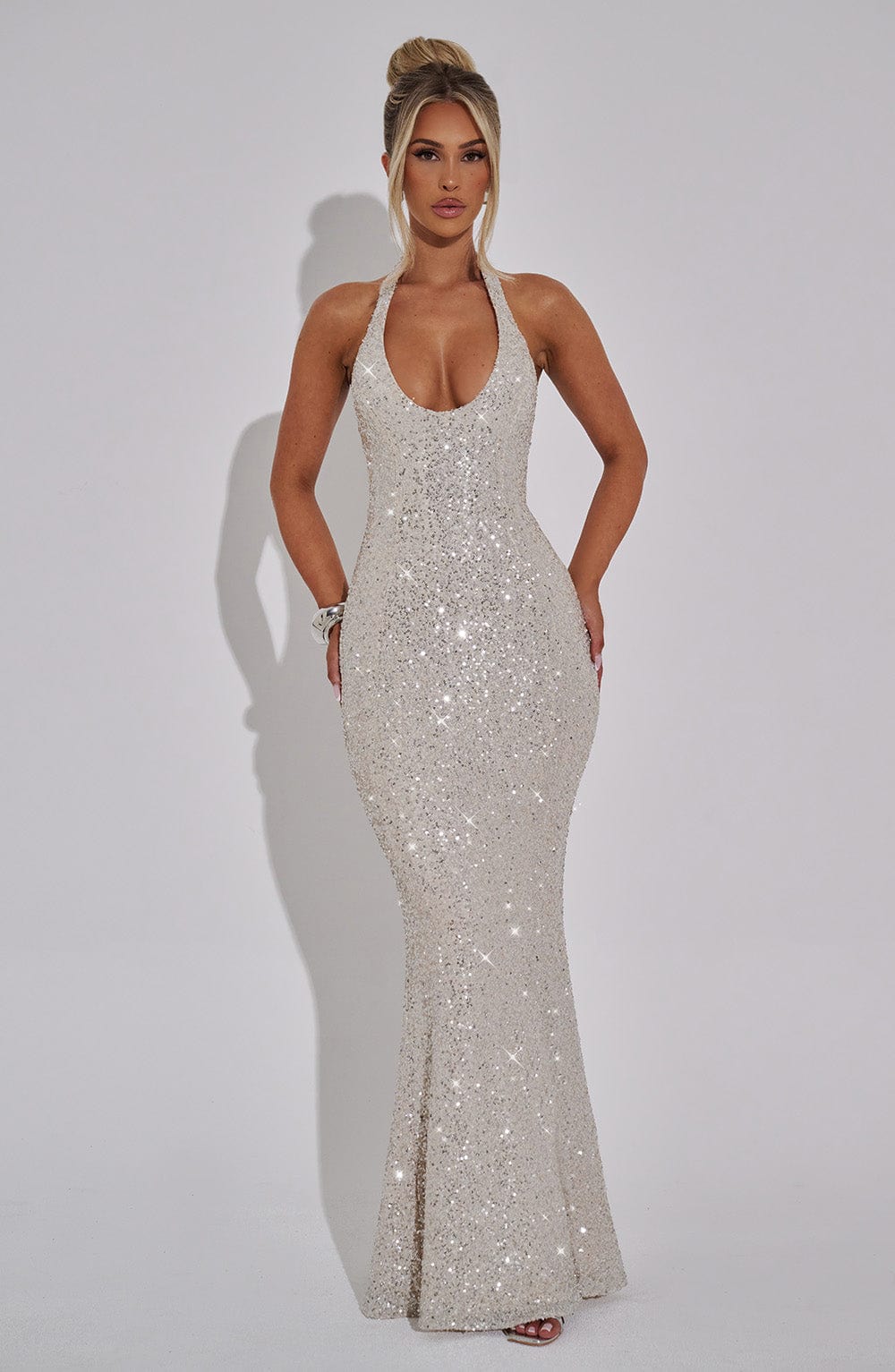 Odette Maxi Dress Champagne