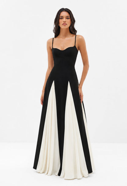 Paloma Black and White Maxi Dress