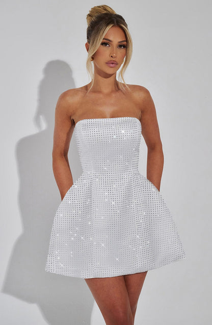 Paloma Mini Dress Ivory
