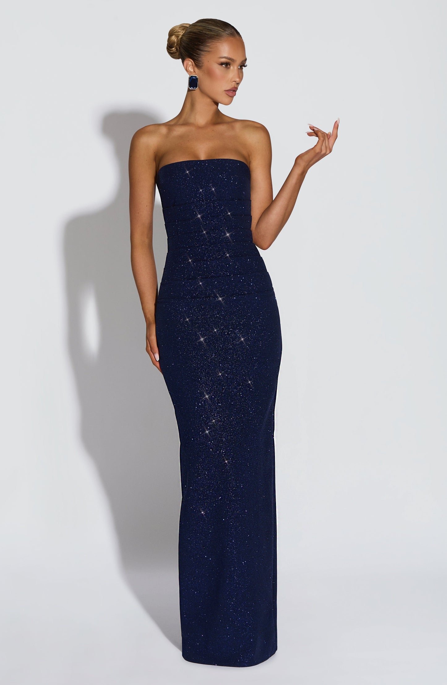 Pandra Maxi Dress Navy Sparkle