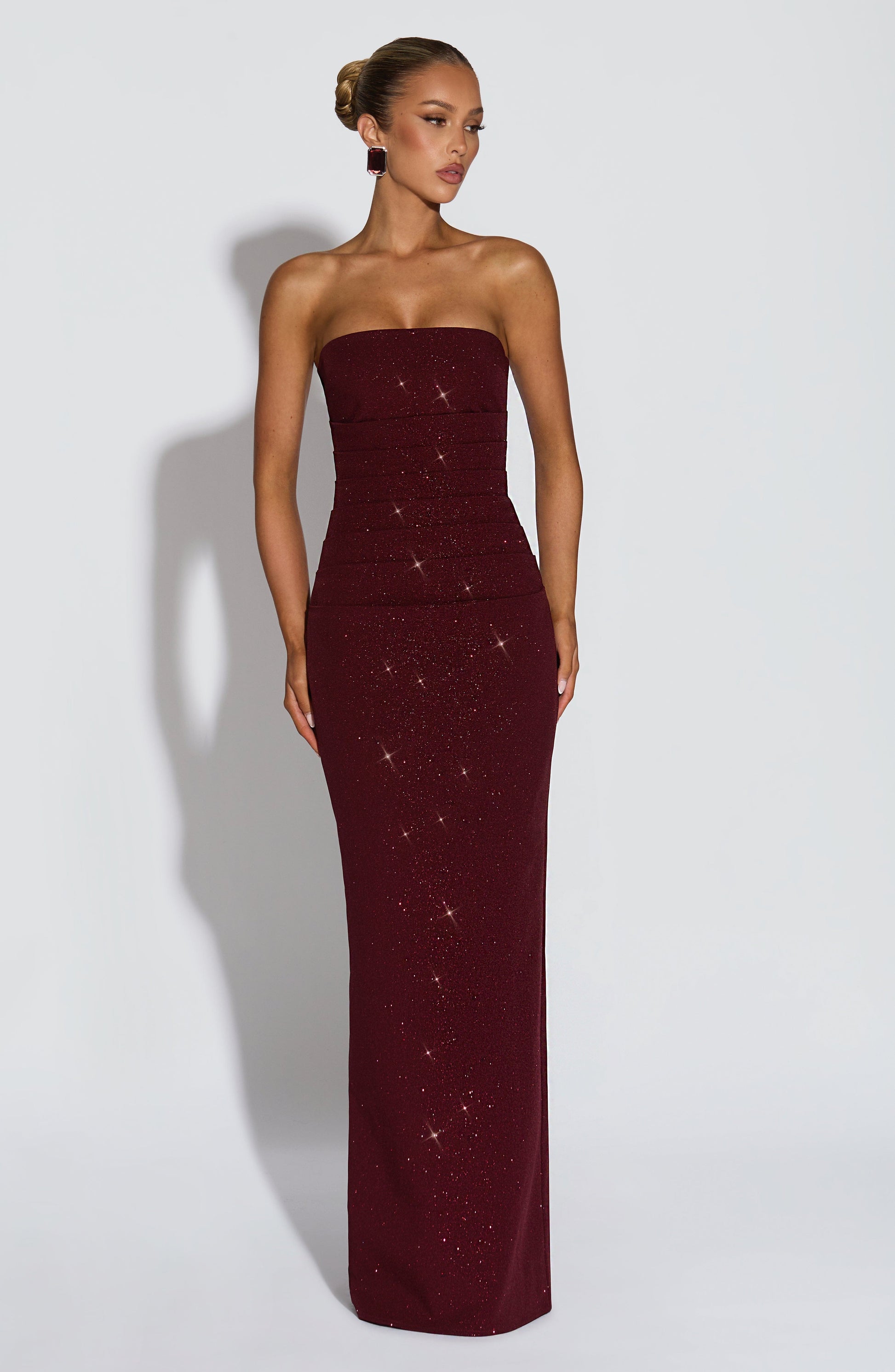Pandra Maxi Dress Wine Sparkle