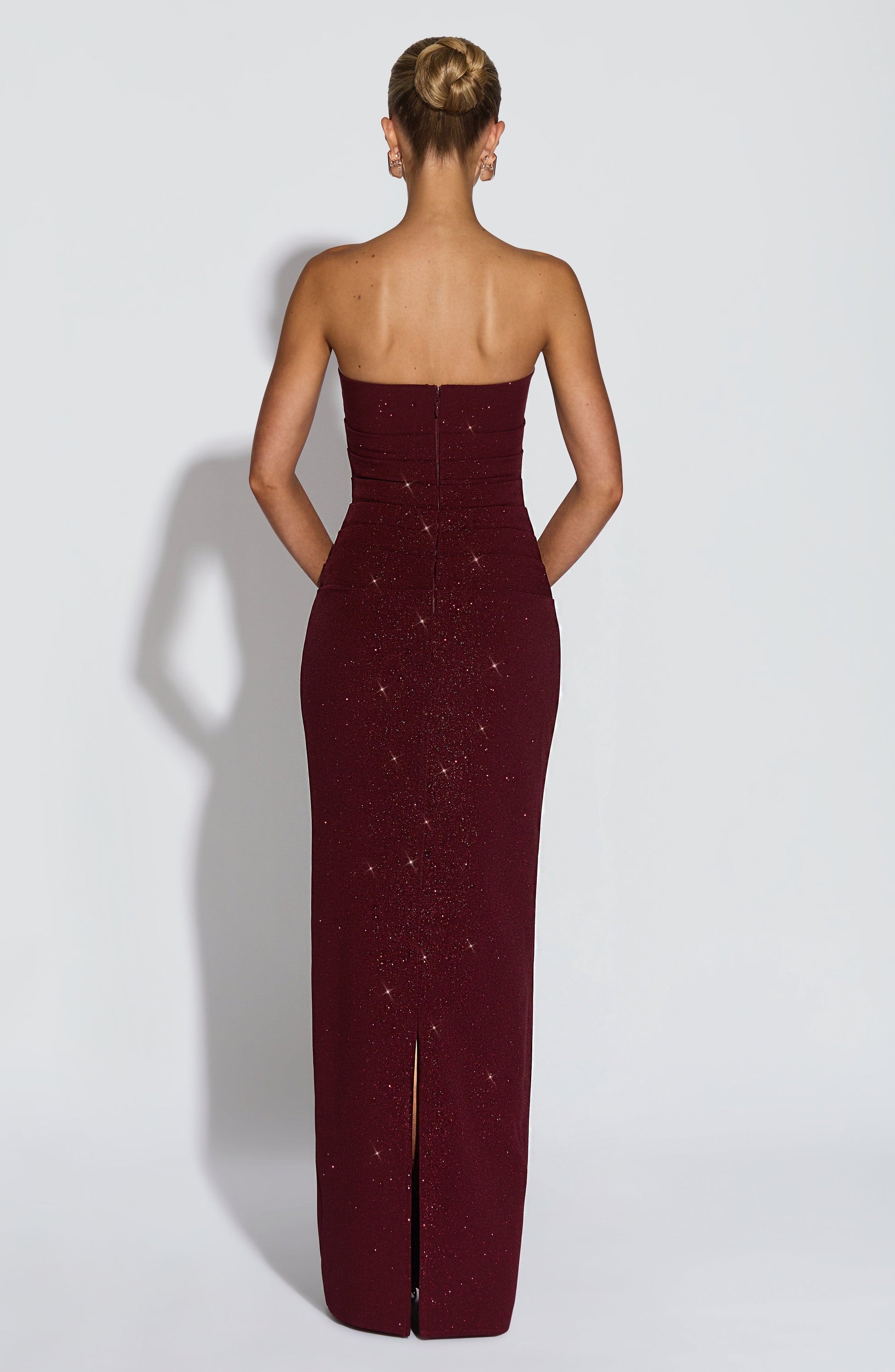 Pandra Maxi Dress Wine Sparkle