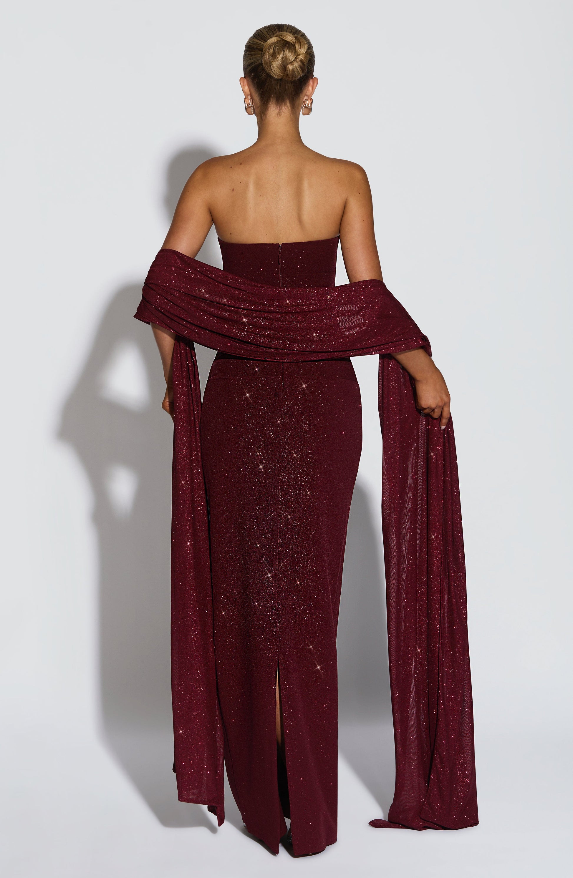 Pandra Maxi Dress Wine Sparkle