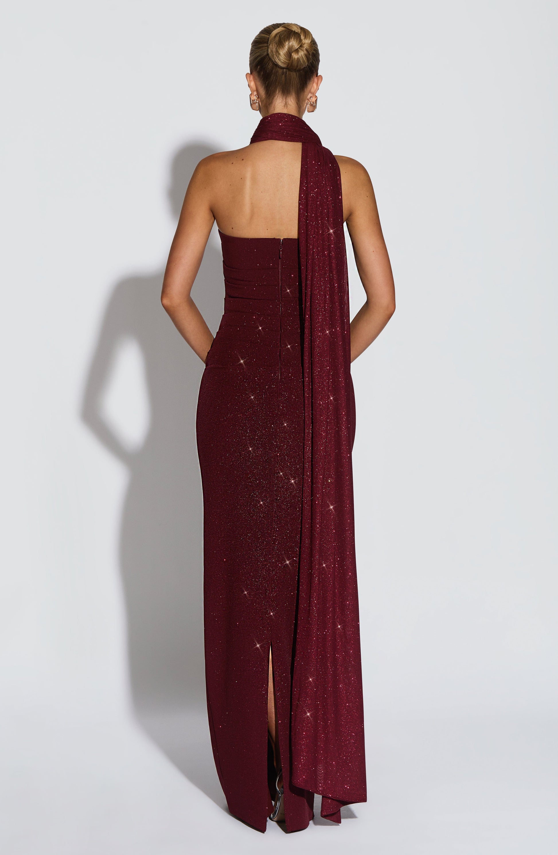 Pandra Maxi Dress Wine Sparkle