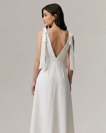 Parina Midi Dress White