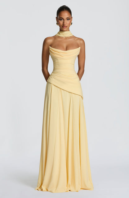 Patricia Maxi Dress Lemon