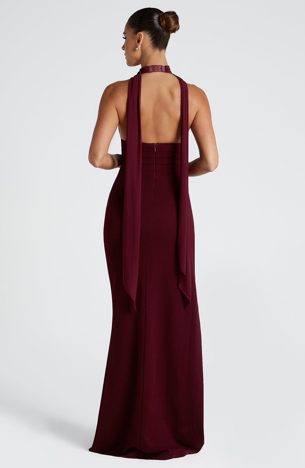 Paulina Maxi Dress Cherry Lacquer