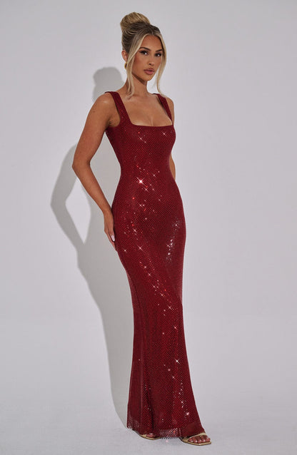 Petra Maxi Dress Wine