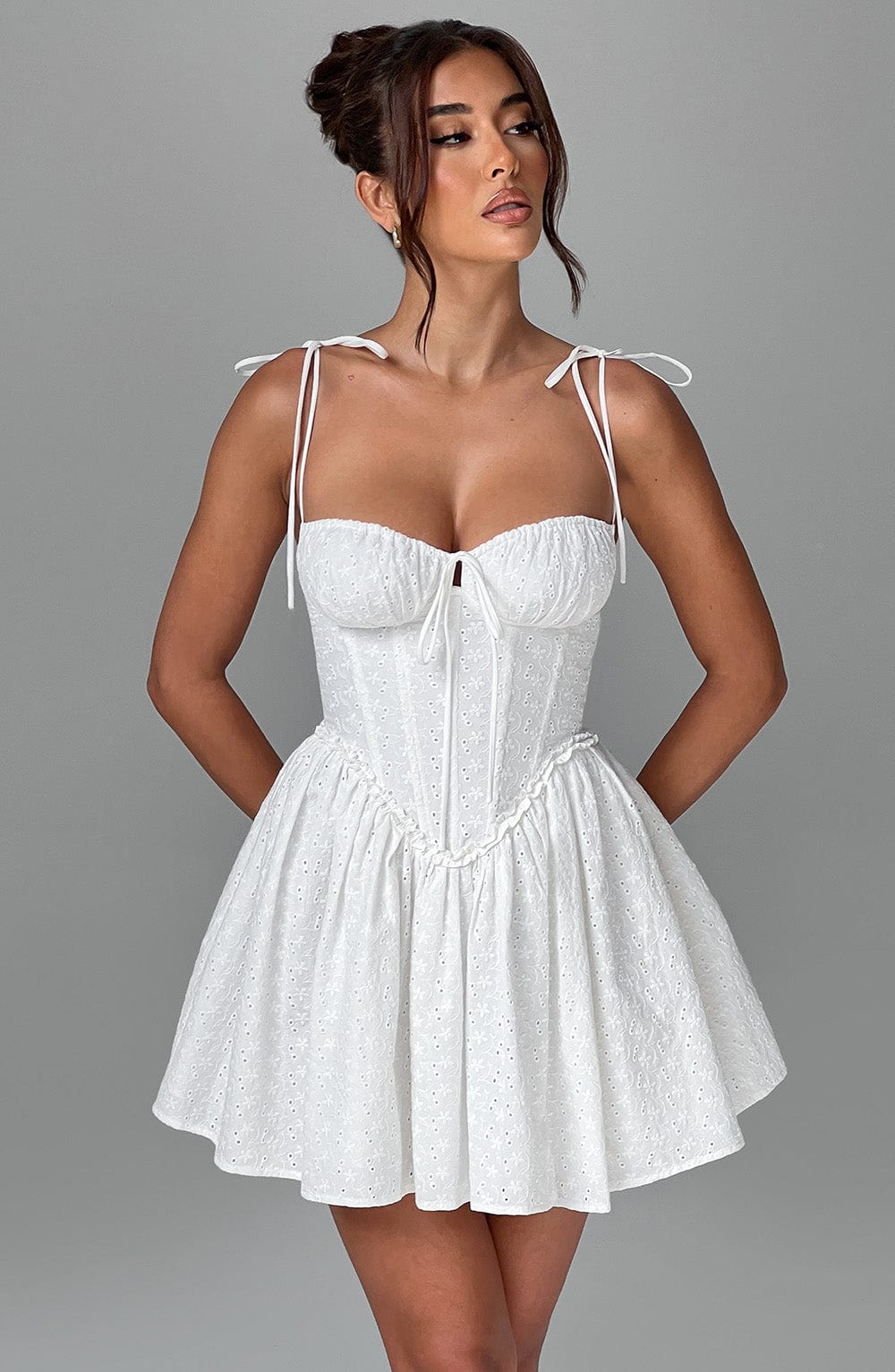 Phoebe Mini Dress Ivory