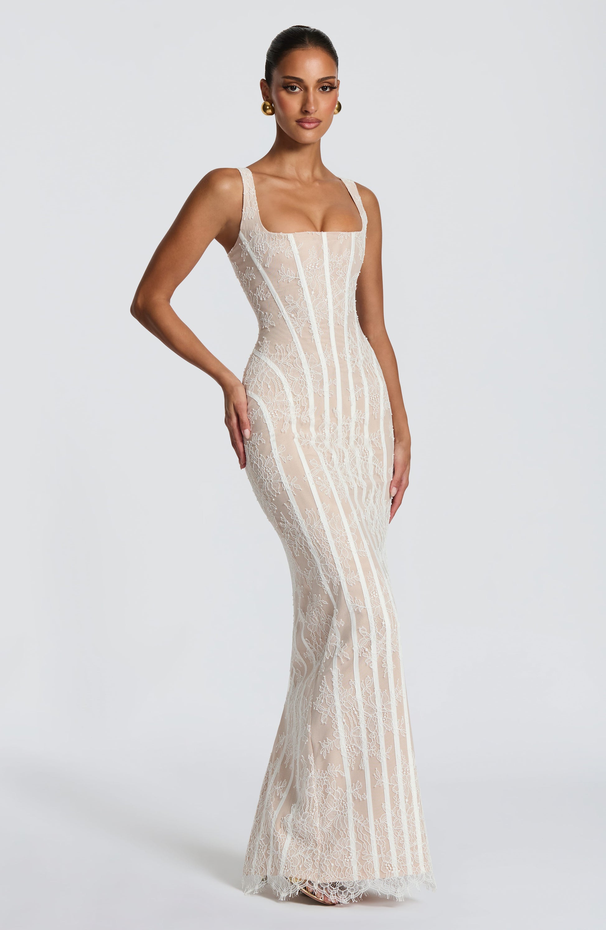 Polina Maxi Dress Ivory