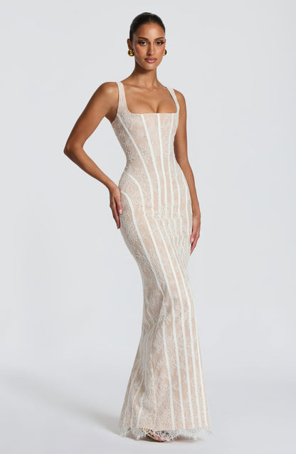 Polina Maxi Dress Ivory