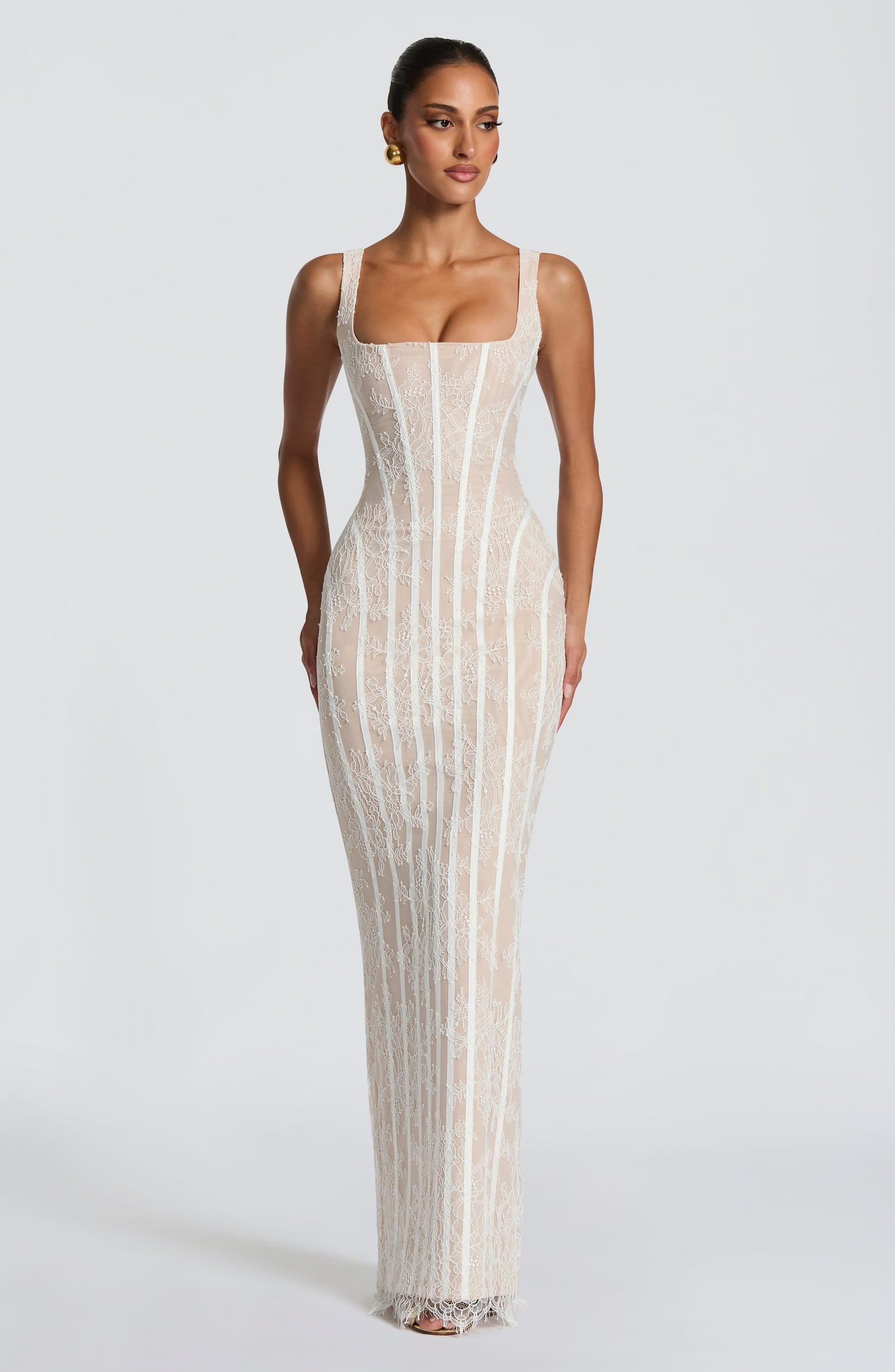 Polina Maxi Dress Ivory