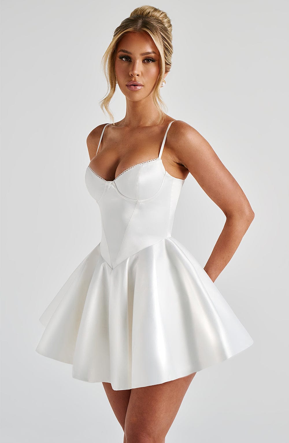 Poppy Mini Dress Ivory