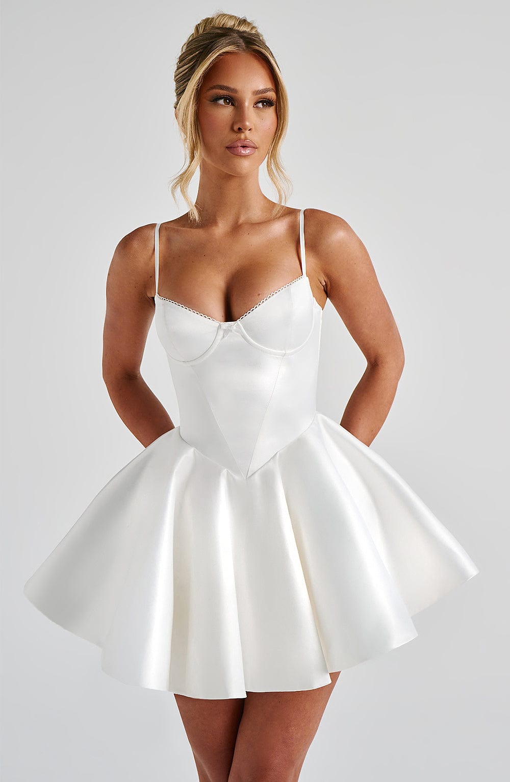 Poppy Mini Dress Ivory
