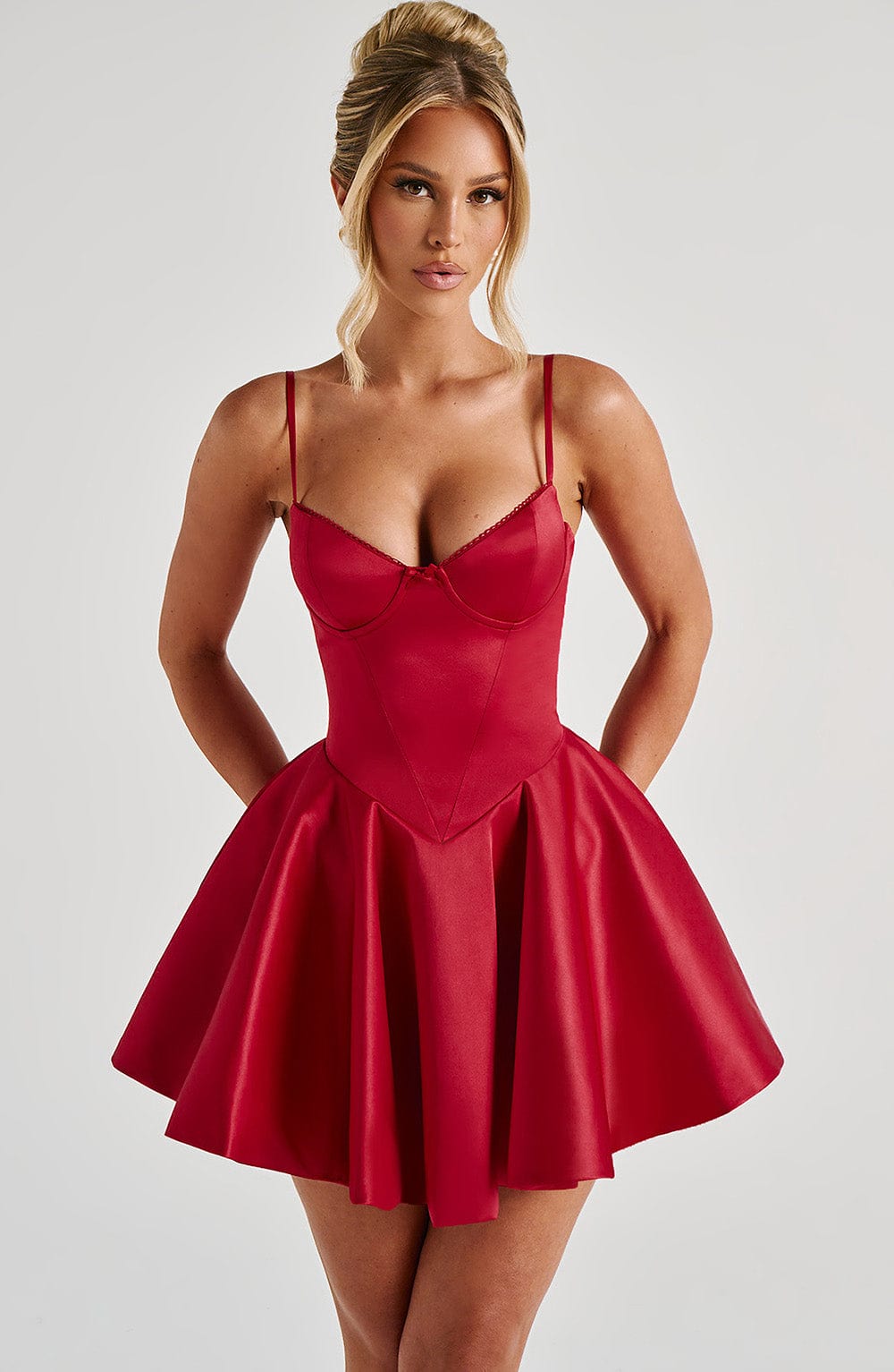 Poppy Mini Dress Red