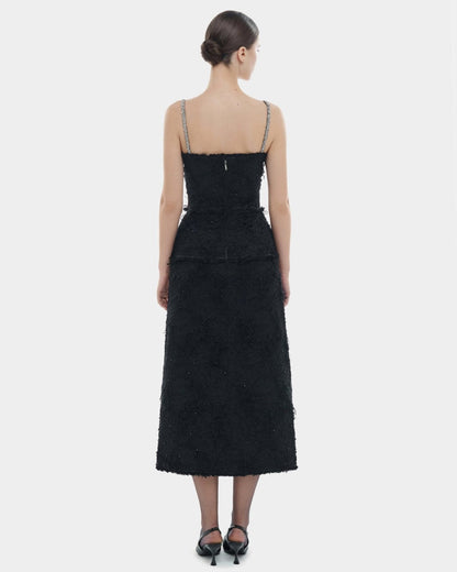 Prim Midi Dress Black