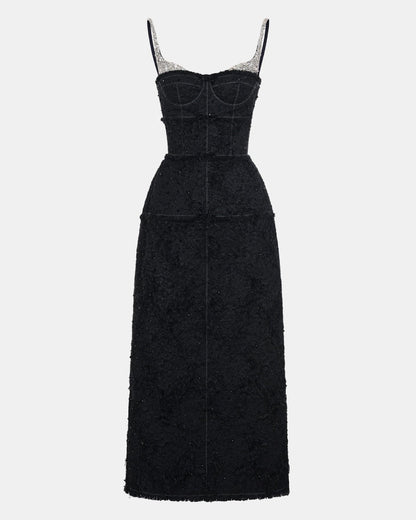 Prim Midi Dress Black