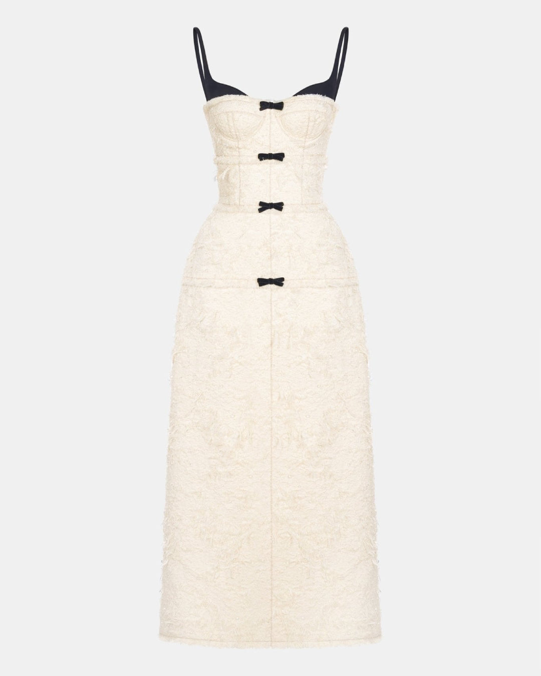 Prim Midi Dress Ivory