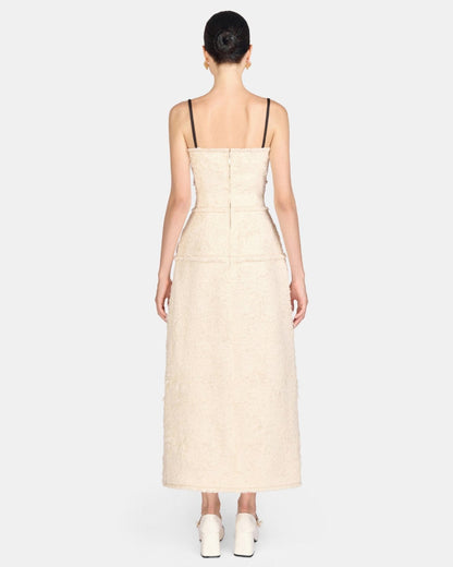 Prim Midi Dress Ivory