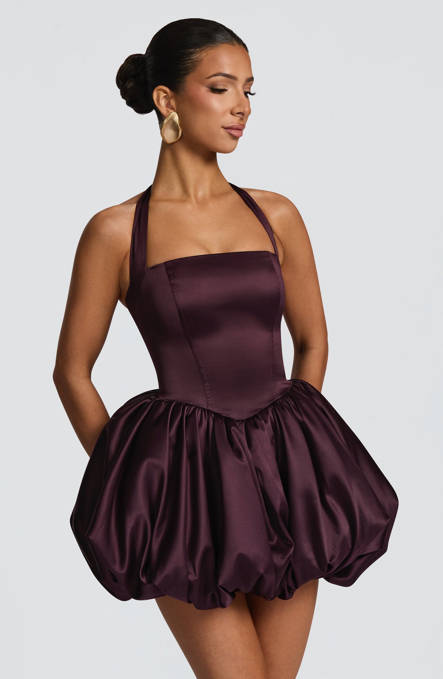 Prudence Mini Dress Plum
