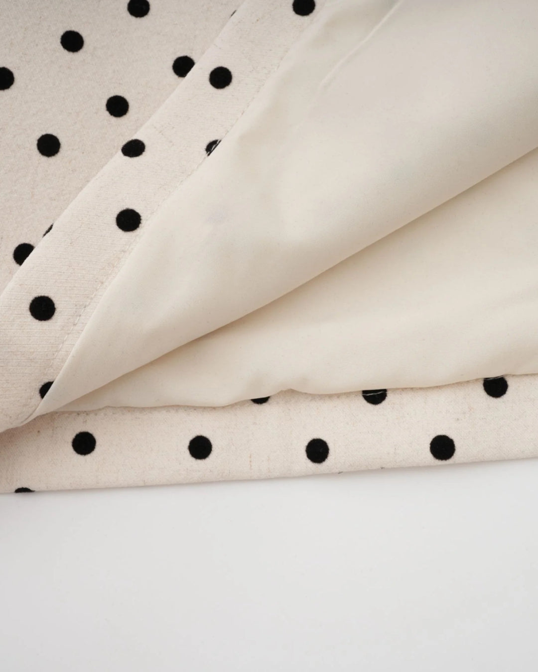 Quinn Polka Dot Print Midi Dress Black and White