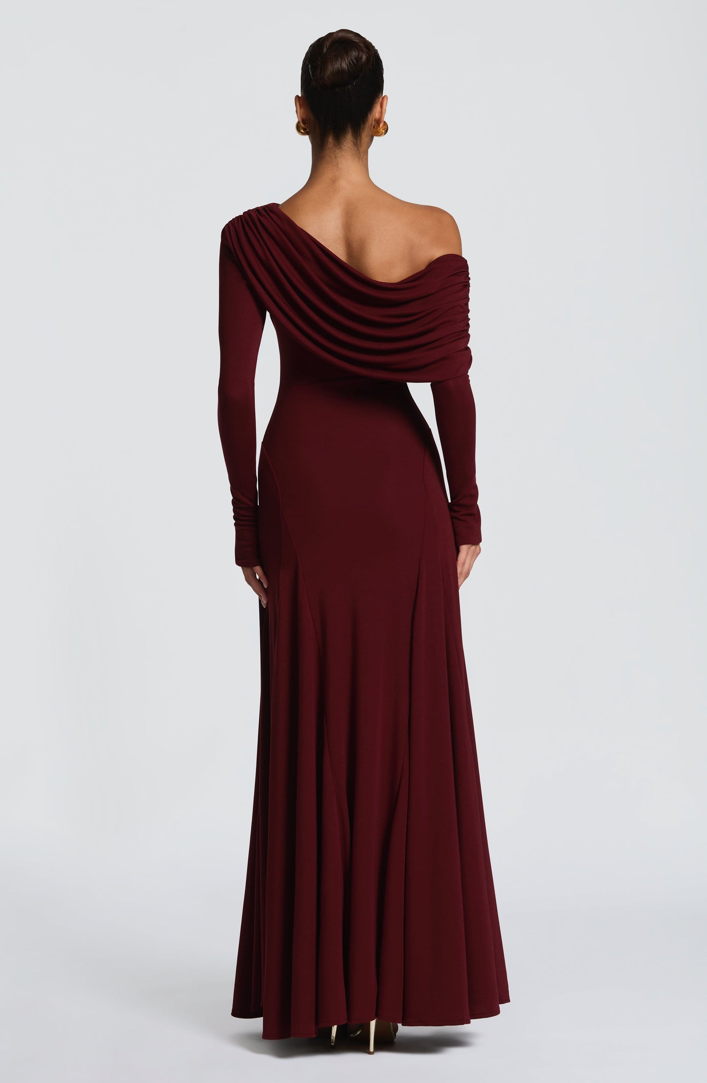 Rafaela Maxi Dress Cherry Lacquer